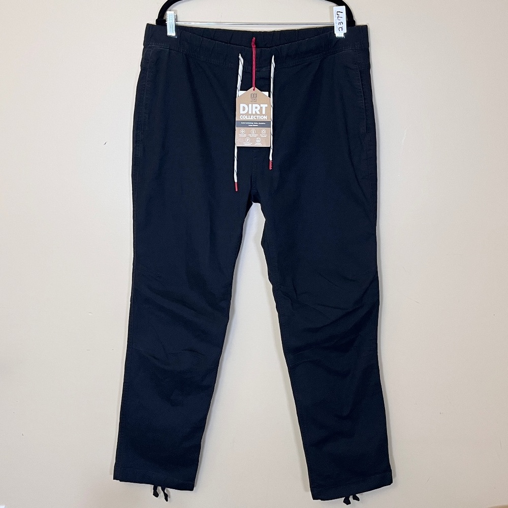 Topo Designs Dirt Pants Outdoor Hiking - Men's Size XXL - Black